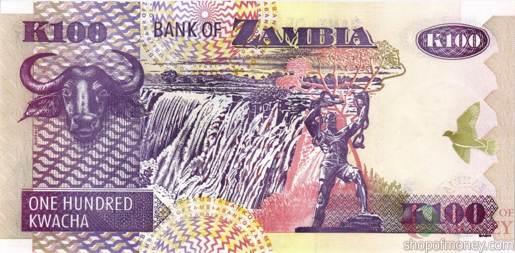 ЗАМБИЯ 100 КВАЧА мини 2