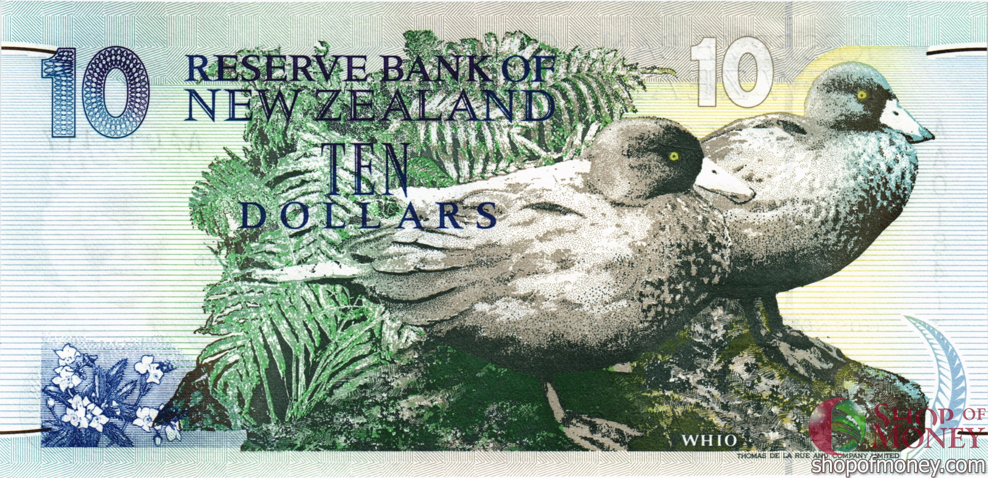 НОВАЯ ЗЕЛАНДИЯ 10 ДОЛЛАРОВ мини 2