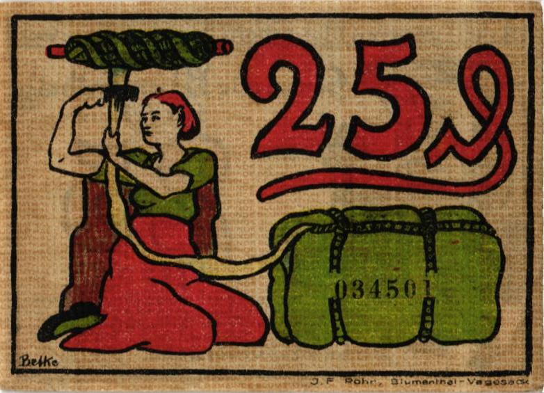 ГЕРМАНИЯ 25 ПФЕННИГОВ (НОТГЕЛЬД) мини 2