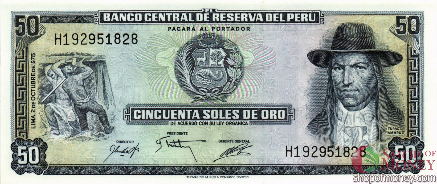 ПЕРУ 50 СОЛЬ мини 1