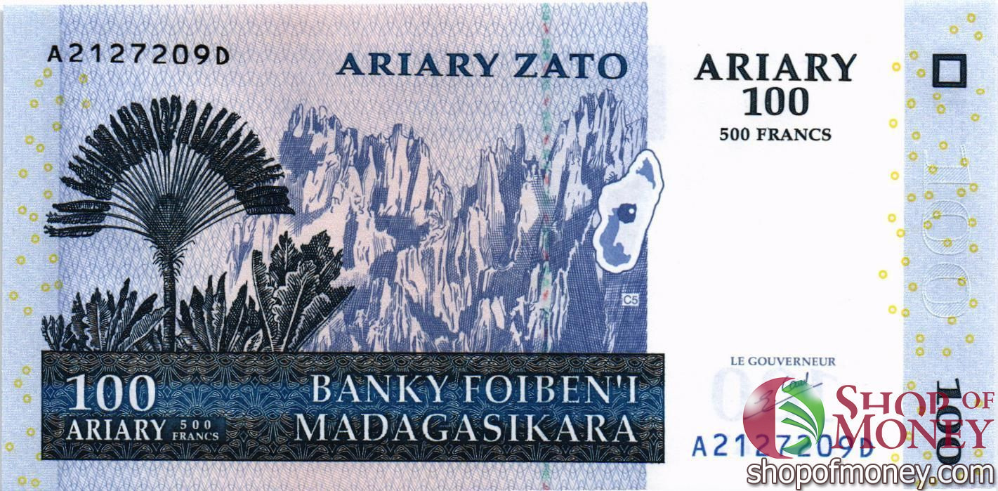 МАДАГАСКАР 100 АРИАРИ мини 1