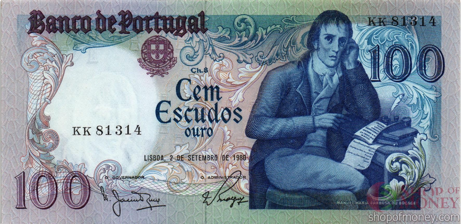 ПОРТУГАЛИЯ 100 ЭСКУДО