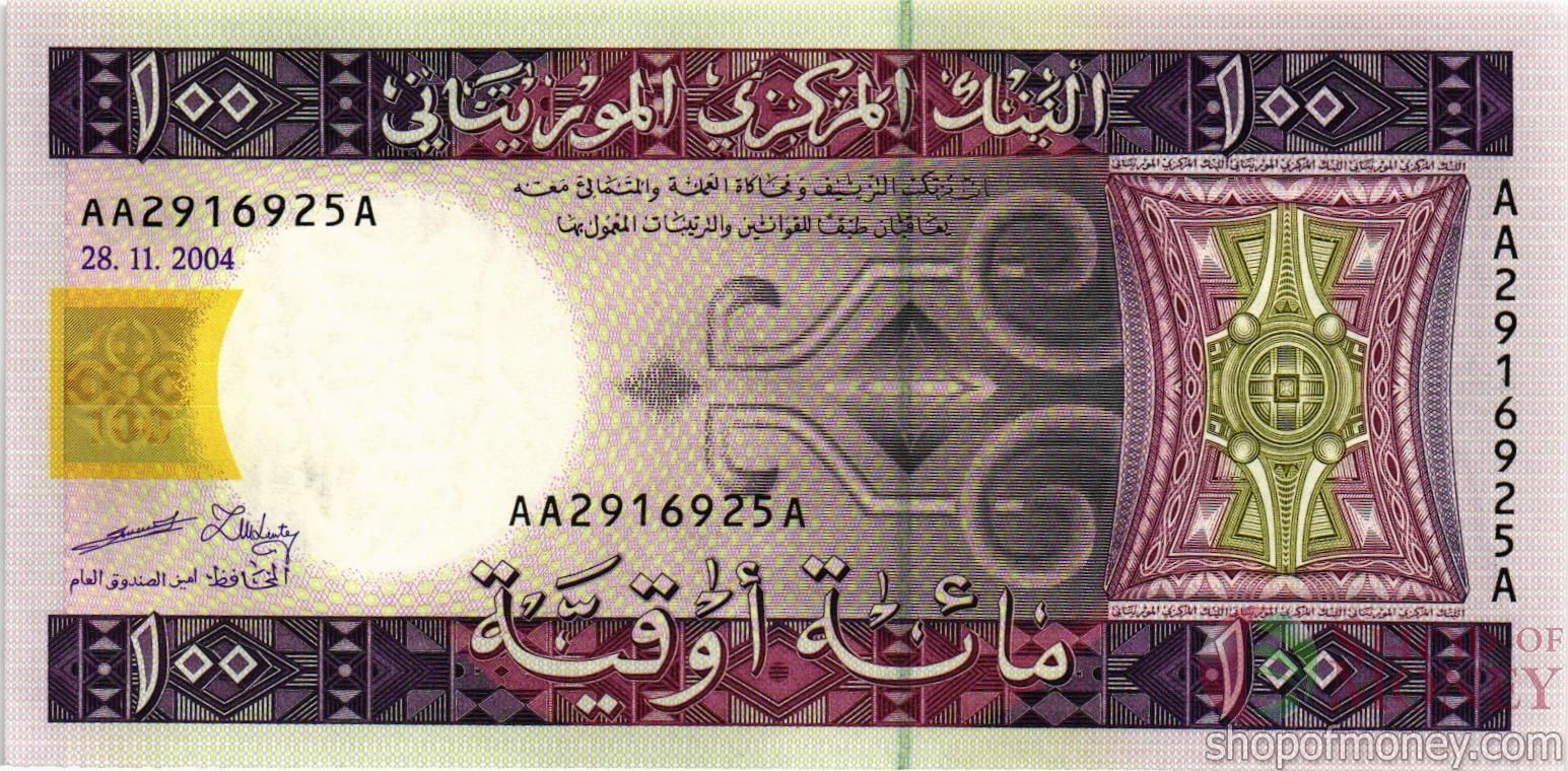 МАВРИТАНИЯ 100 УГИЙ