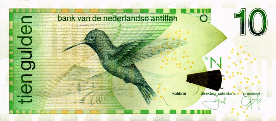 НИДЕРЛАНДСКИЕ АНТИЛЬСКИЕ ОСТРОВА 10 ГУЛЬДЕНОВ мини 1