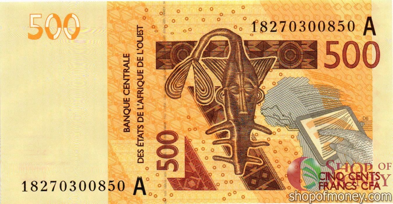 КОТ-Д'ИВУАР 500 ФРАНКОВ