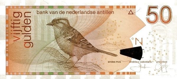 НИДЕРЛАНДСКИЕ АНТИЛЬСКИЕ ОСТРОВА 50 ГУЛЬДЕНОВ мини 1