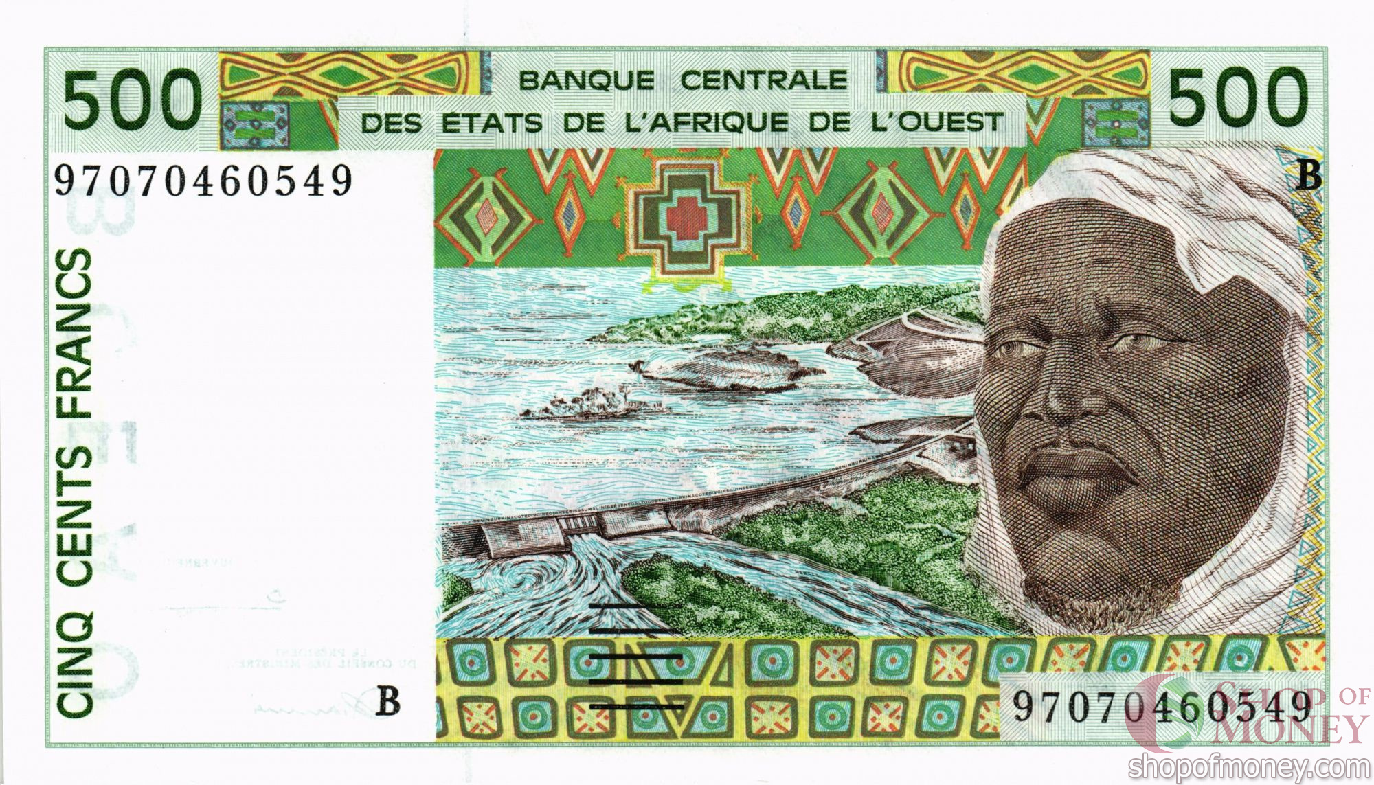 БЕНИН 500 ФРАНКОВ