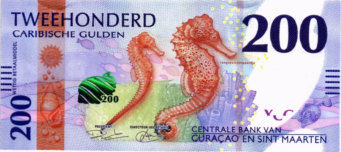 КЮРАСАО И СИНТ-МАРТЕН 200 ГУЛЬДЕНОВ мини 1
