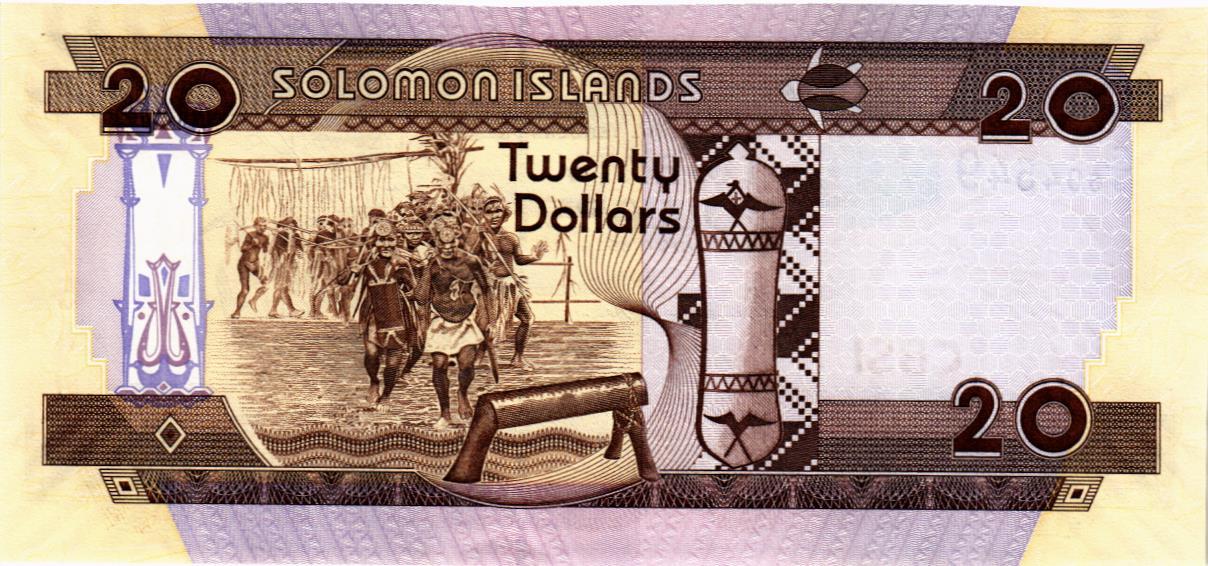 СОЛОМОНОВЫ ОСТРОВА 20 ДОЛЛАРОВ (-C/1-ПРЕФИКС) мини 2