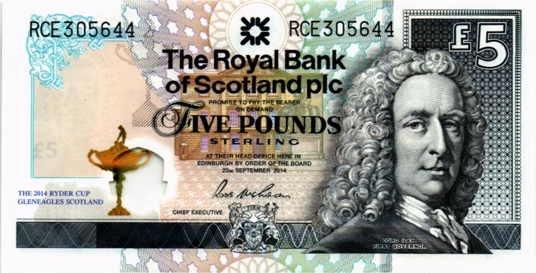 ШОТЛАНДИЯ 5 ФУНТОВ (В БУКЛЕТЕ) мини 4