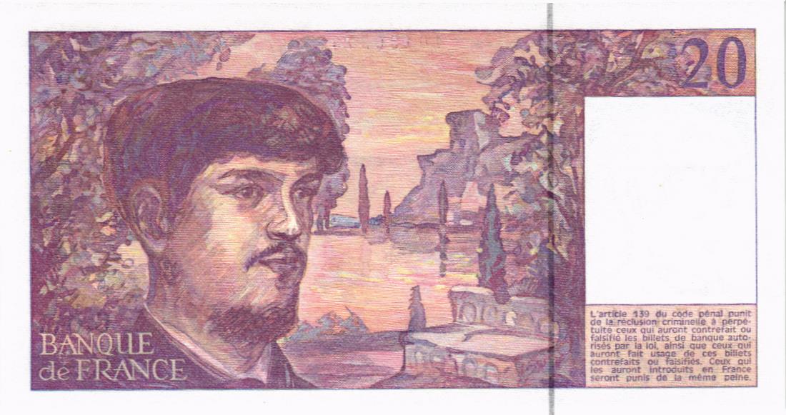 ФРАНЦИЯ 20 ФРАНКОВ мини 2