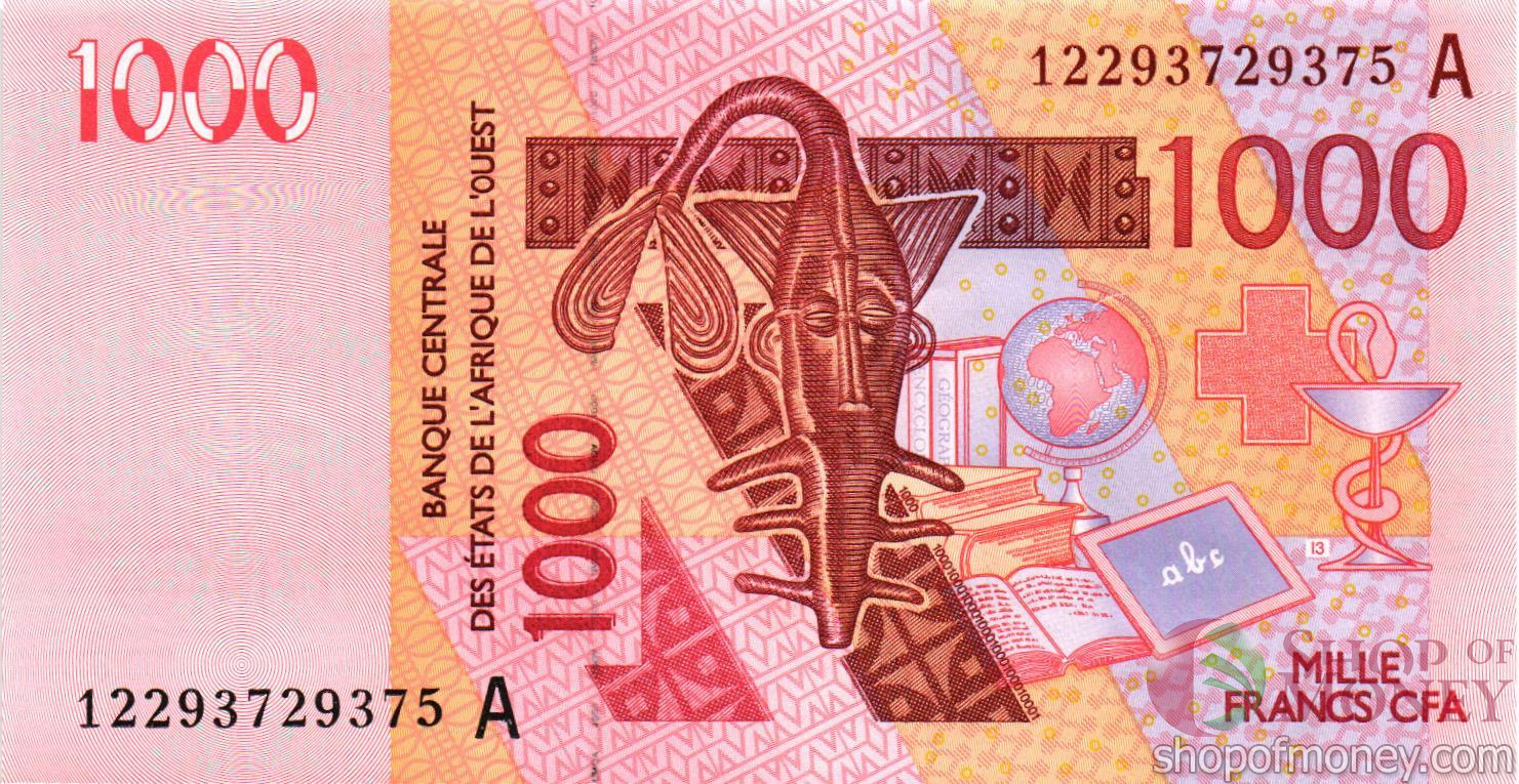 КОТ-Д'ИВУАР 1000 ФРАНКОВ