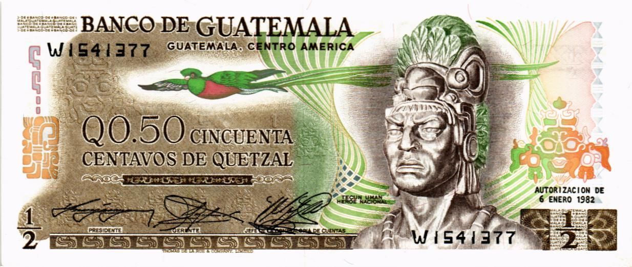 ГВАТЕМАЛА 1/2 КЕТСАЛЬ мини 1