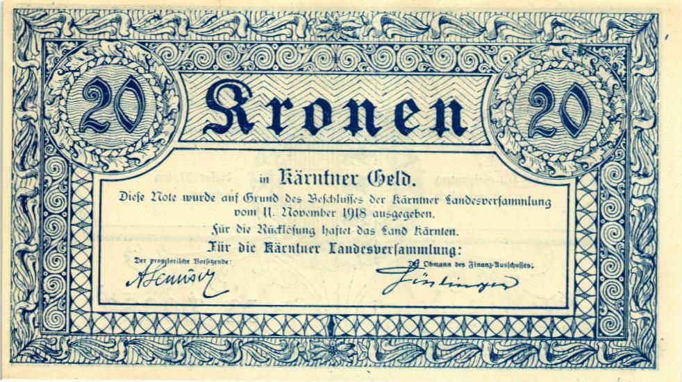 АВСТРИЯ (КАРИНТИЯ) 20 КРОН