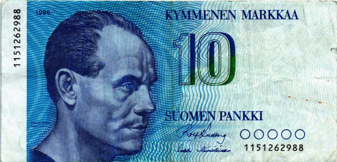 ФИНЛЯНДИЯ 10 МАРОК