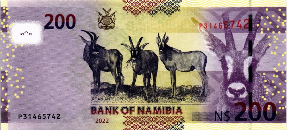 НАМИБИЯ 200 ДОЛЛАРОВ мини 2