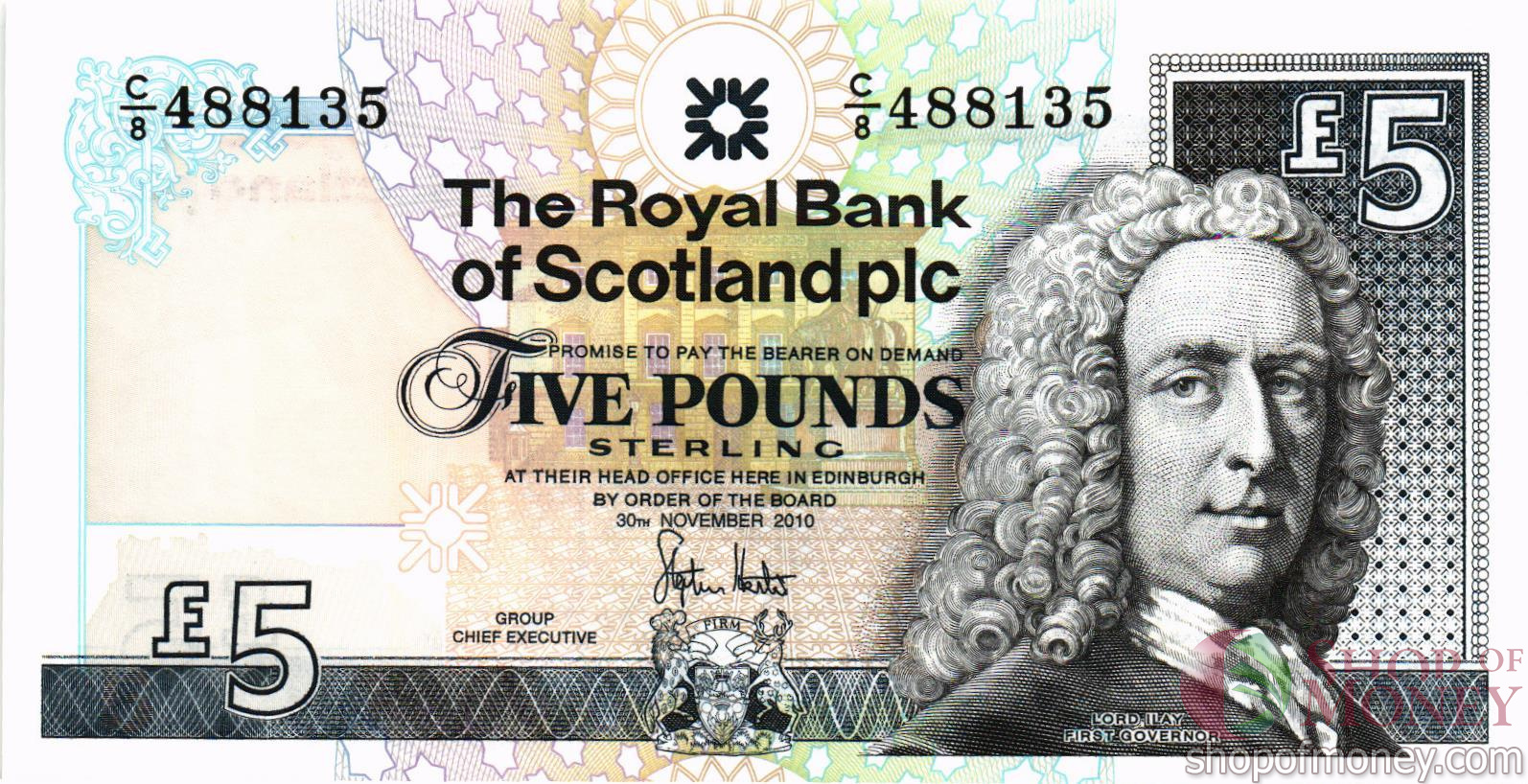 ШОТЛАНДИЯ 5 ФУНТОВ