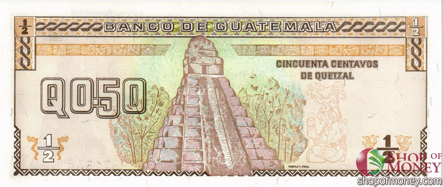 ГВАТЕМАЛА 1/2 КЕТСАЛЬ мини 2
