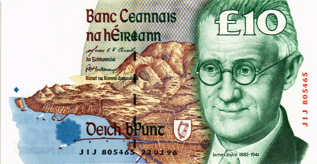 ИРЛАНДИЯ 10 ФУНТОВ (22.01.1996)