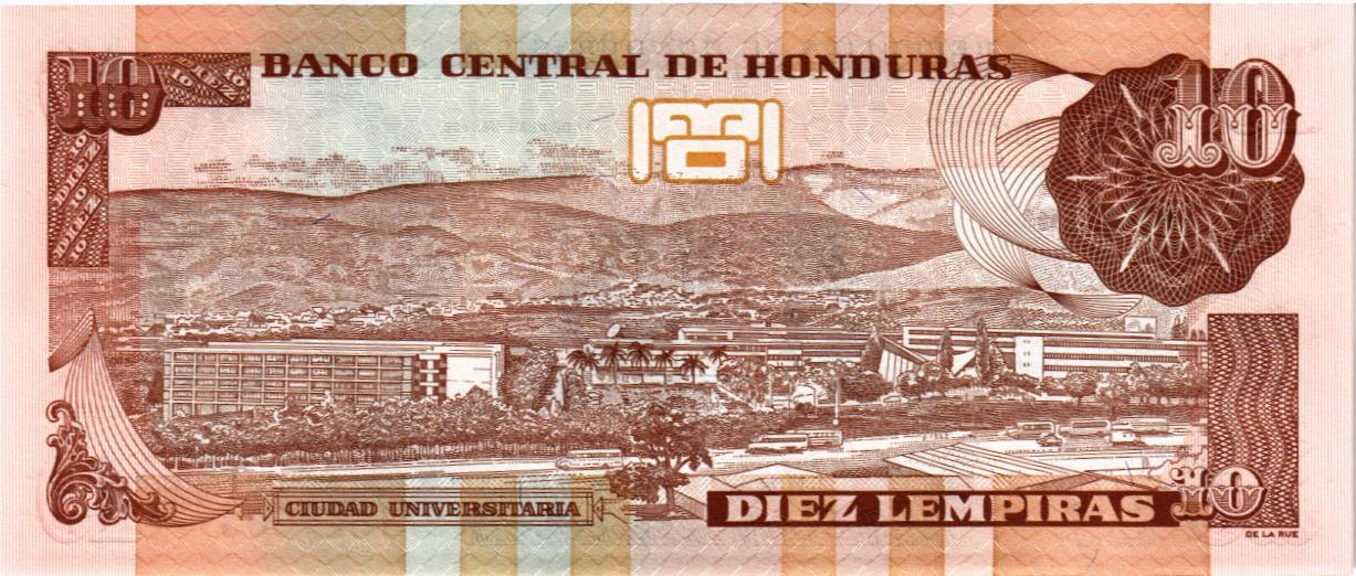 ГОНДУРАС 10 ЛЕМПИР мини 2