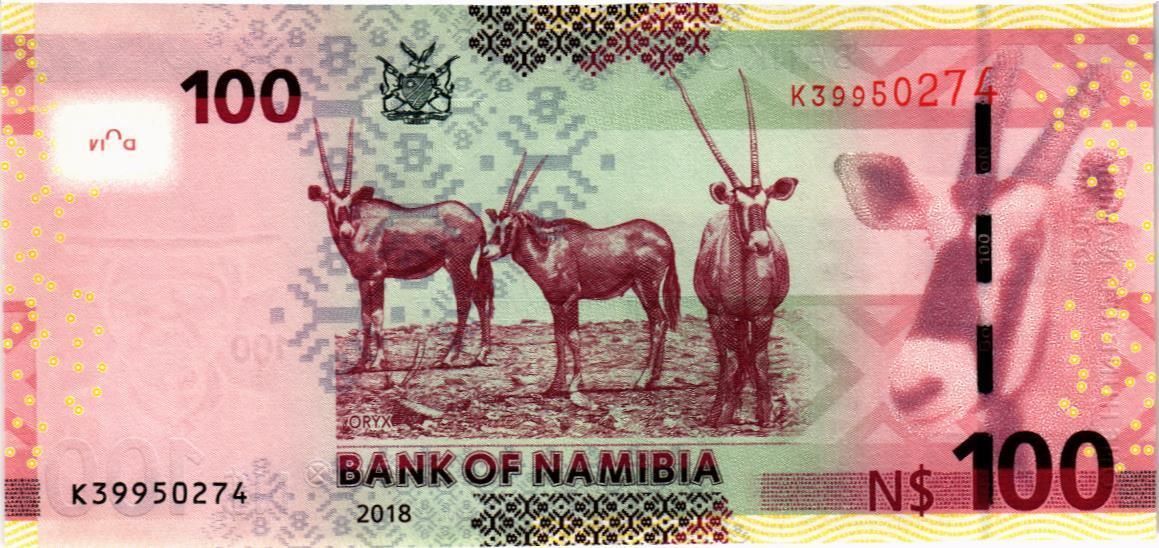 НАМИБИЯ 100 ДОЛЛАРОВ мини 2