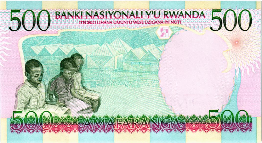 РУАНДА 500 ФРАНКОВ мини 2