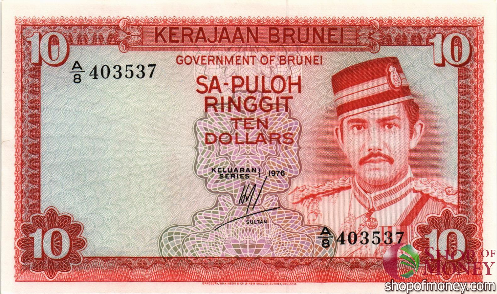 БРУНЕЙ 10 РИНГГИТ мини 1