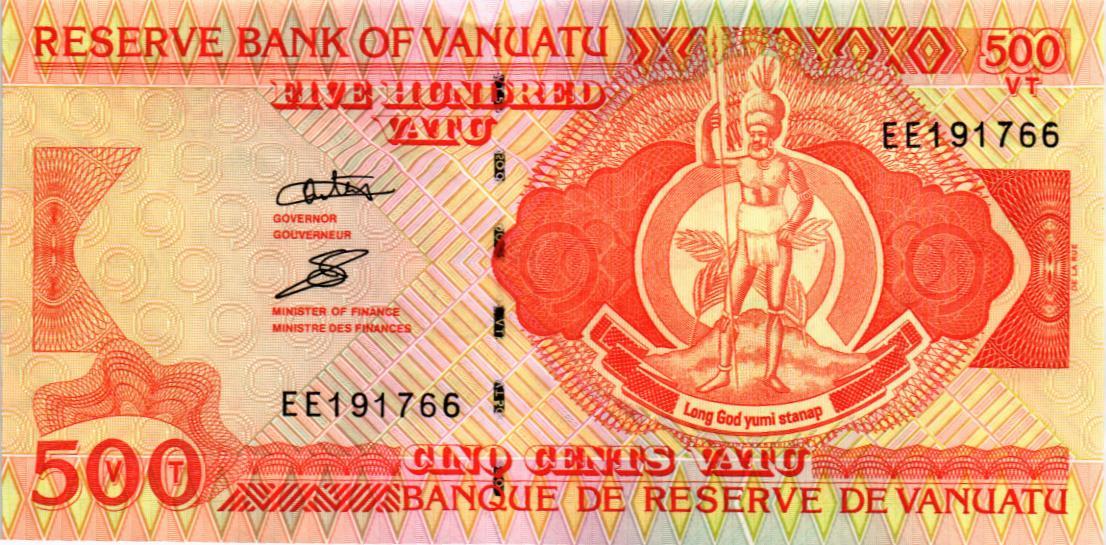 ВАНУАТУ 500 ВАТУ UNC мини 1