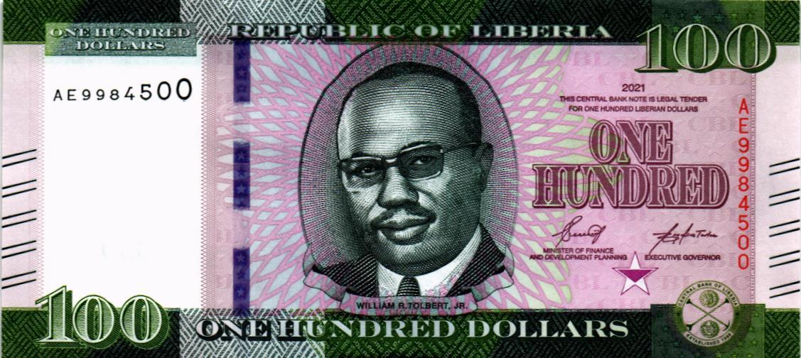 ЛИБЕРИЯ 100 ДОЛЛАРОВ