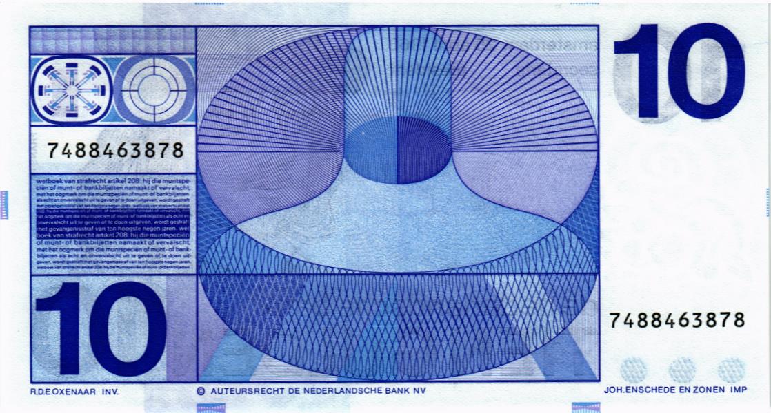 НИДЕРЛАНДЫ 10 ГУЛЬДЕНОВ мини 2