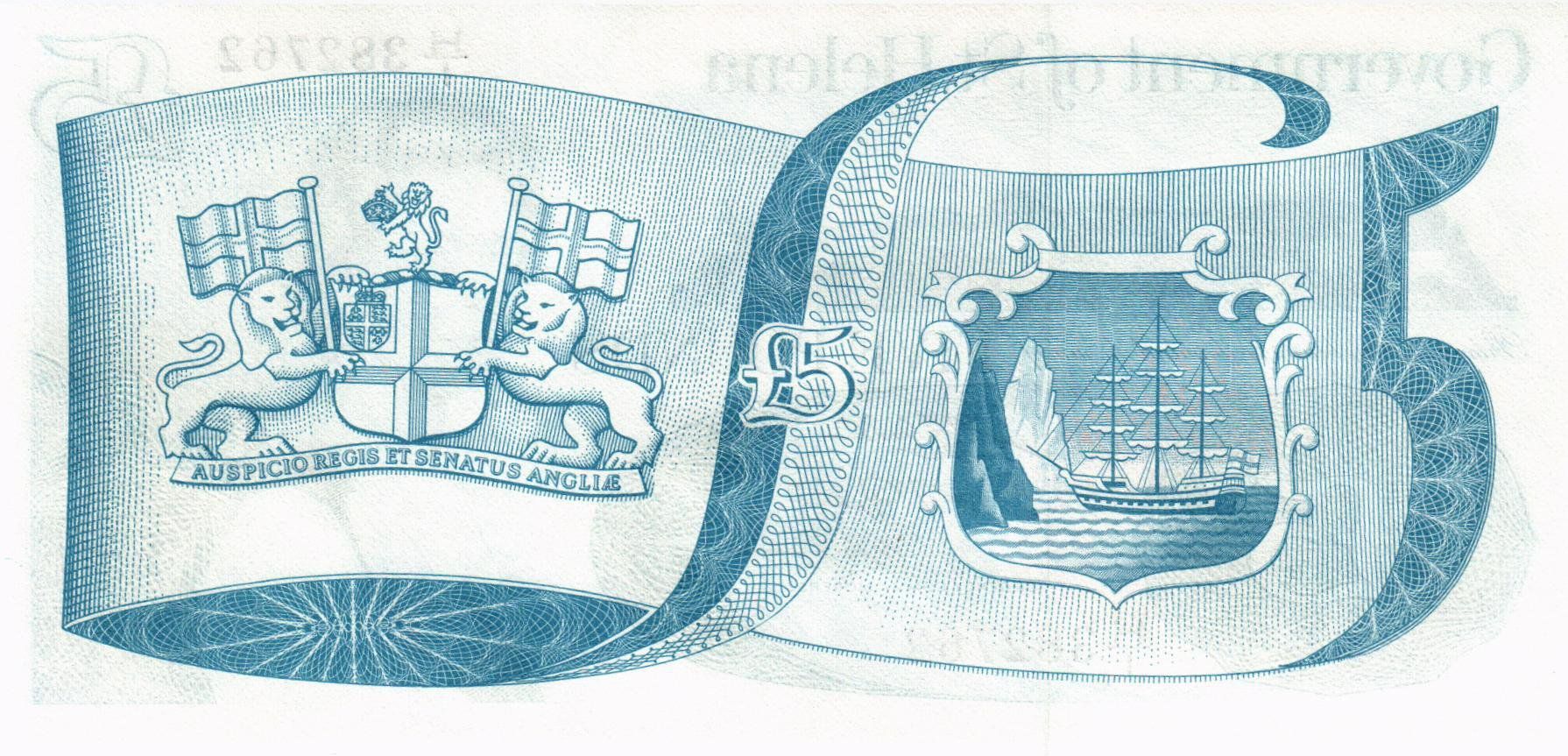 ОСТРОВ СВЯТОЙ ЕЛЕНЫ 5 ФУНТОВ мини 2