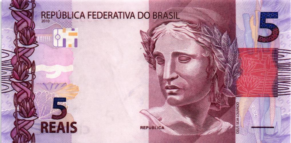 БРАЗИЛИЯ 5 РЕАЛ