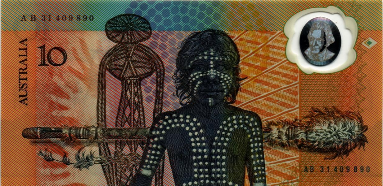 АВСТРАЛИЯ 10 ДОЛЛАРОВ мини 1
