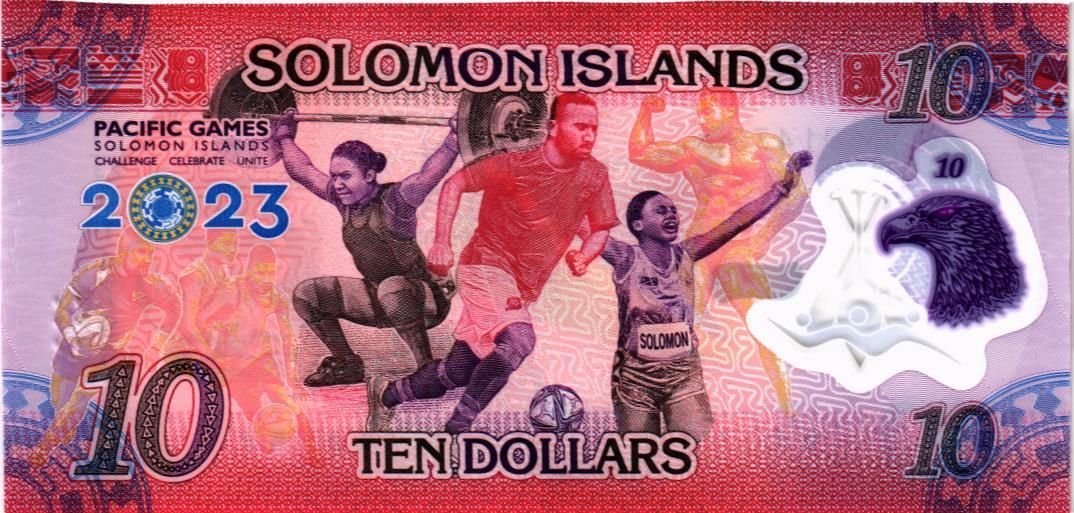 СОЛОМОНОВЫ ОСТРОВА 10 ДОЛЛАРОВ мини 2