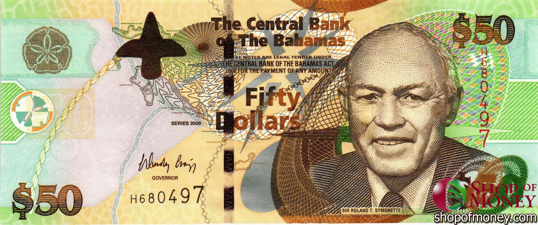 БАГАМСКИЕ ОСТРОВА 50 ДОЛЛАРОВ