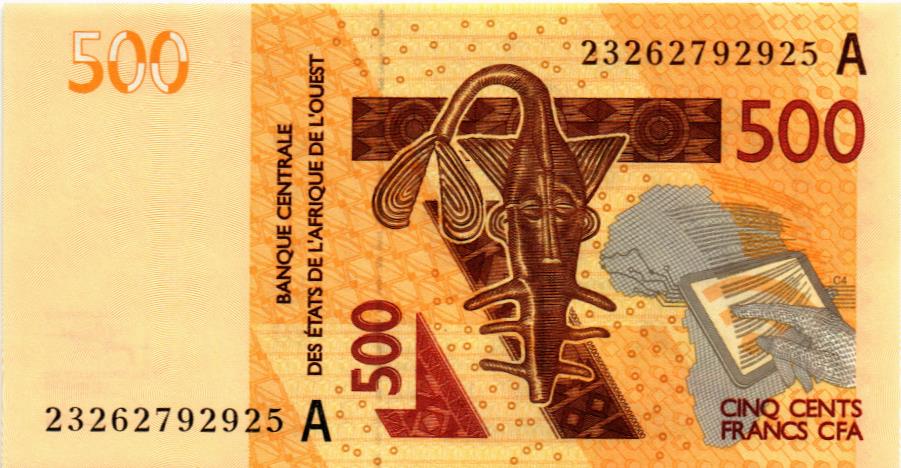 WAS - КОТ-Д'ИВУАР 500 ФРАНКОВ (A) мини 1