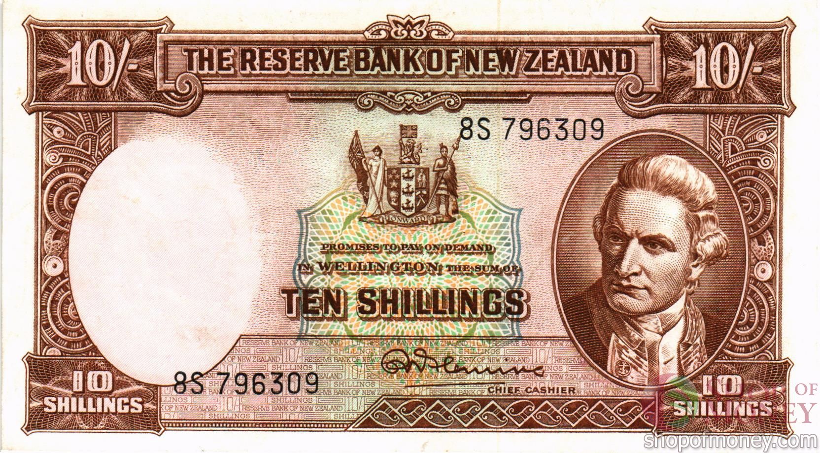 НОВАЯ ЗЕЛАНДИЯ 10 ШИЛЛИНГОВ