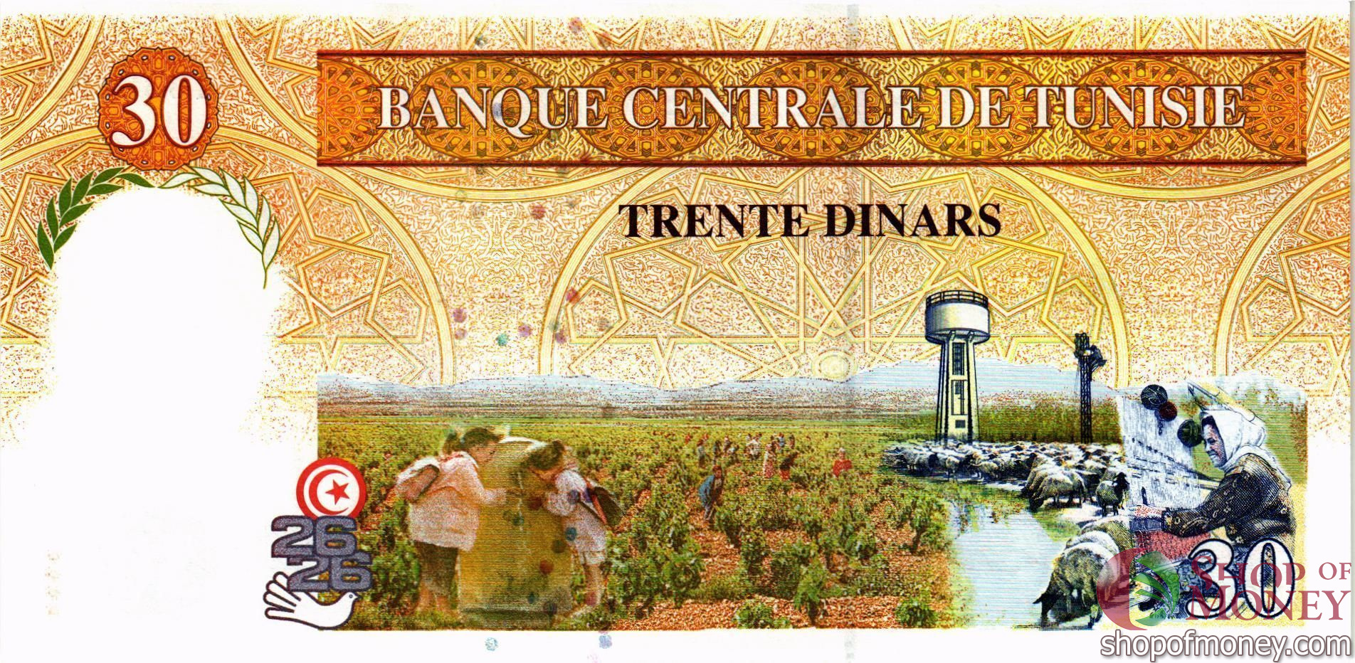 ТУНИС 30 ДИНАР мини 2