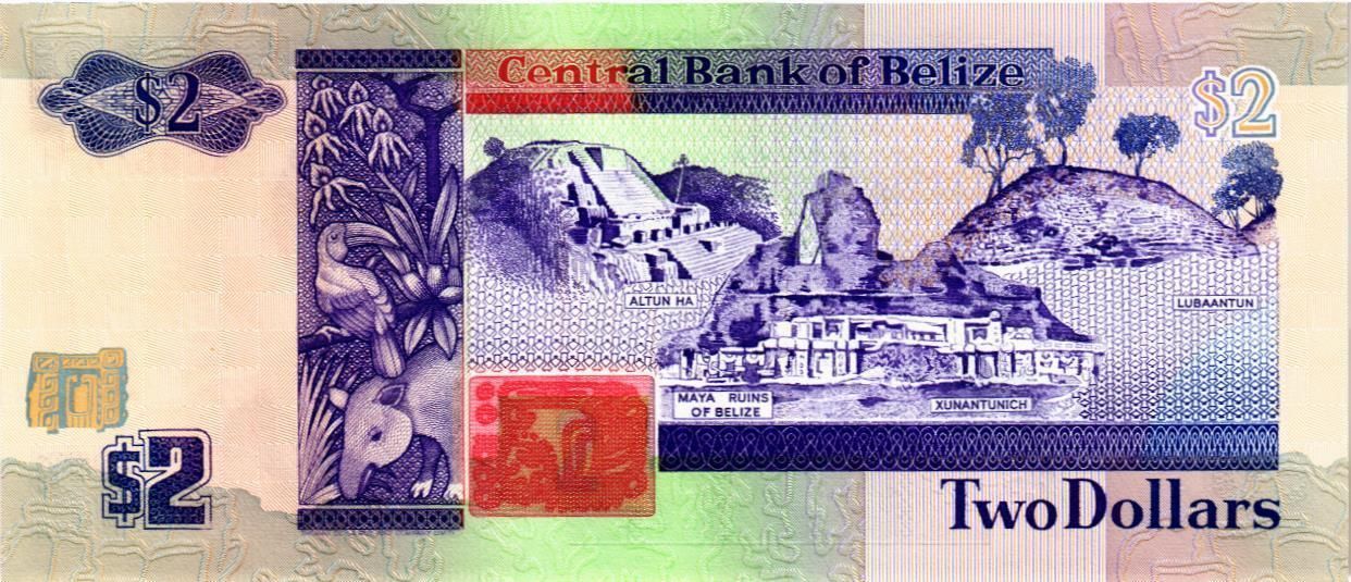 БЕЛИЗ 2 ДОЛЛАРА мини 2