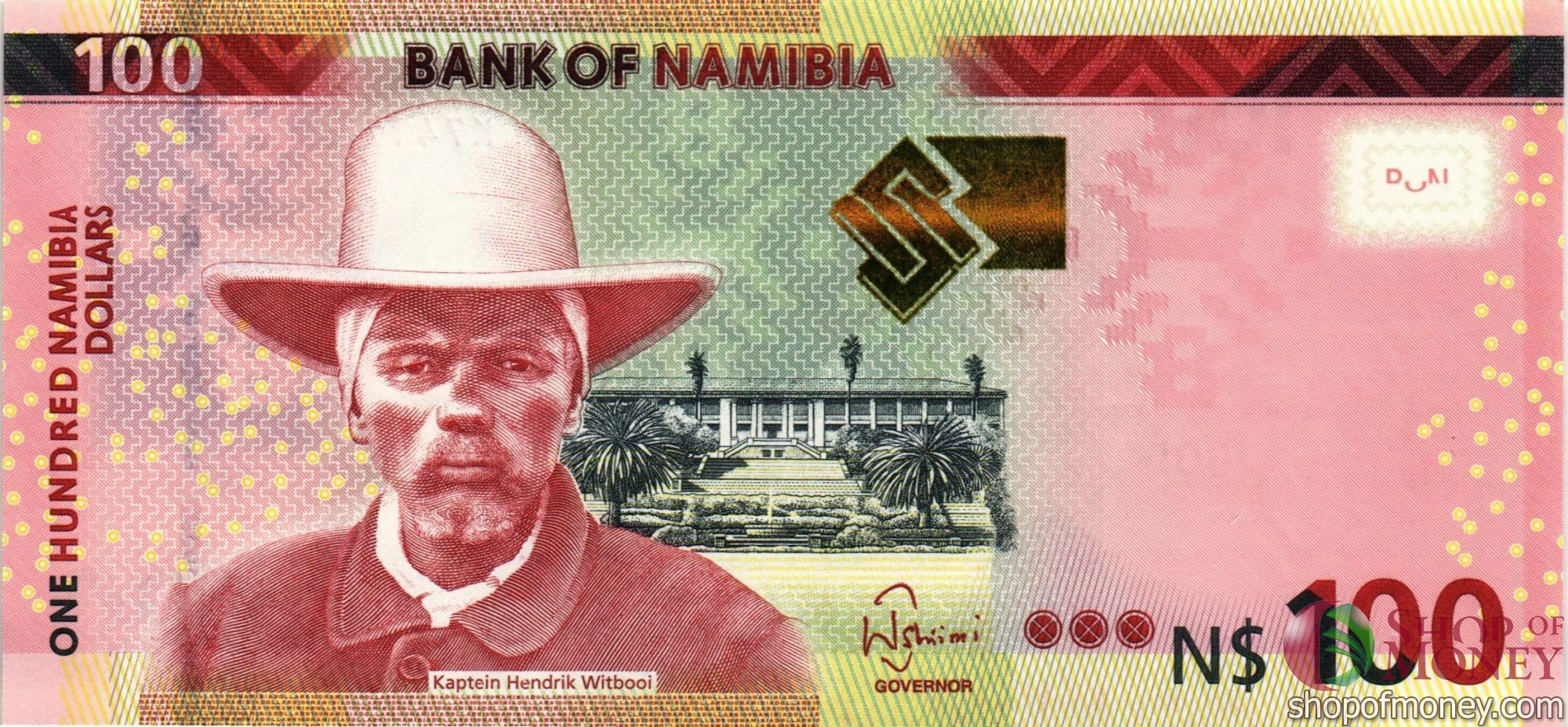 НАМИБИЯ 100 ДОЛЛАРОВ мини 1
