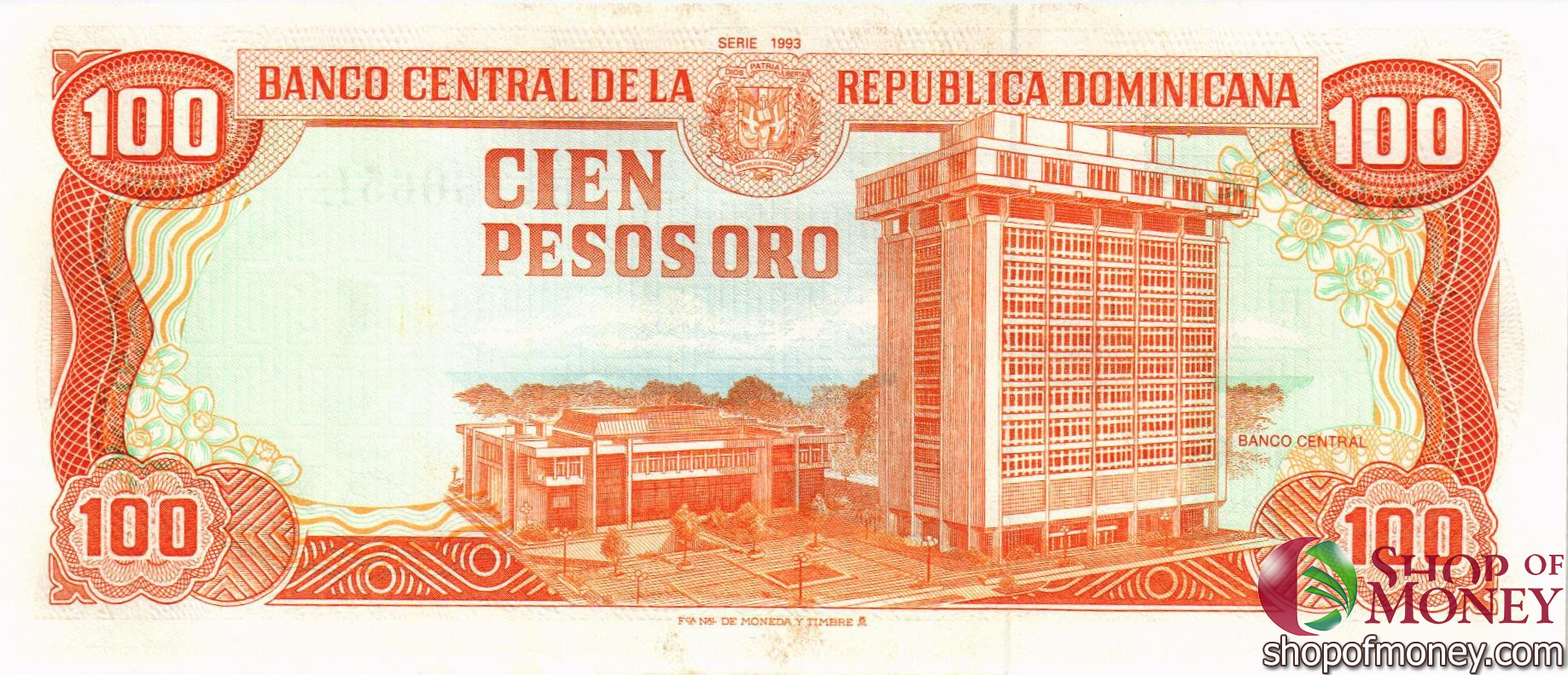 ДОМИНИКАНСКАЯ РЕСПУБЛИКА 100 ПЕСО мини 2