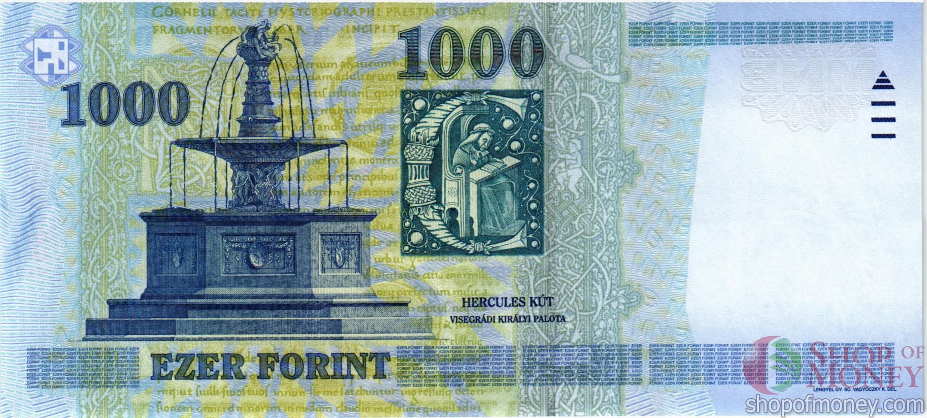 ВЕНГРИЯ 1000 ФОРИНТОВ мини 2