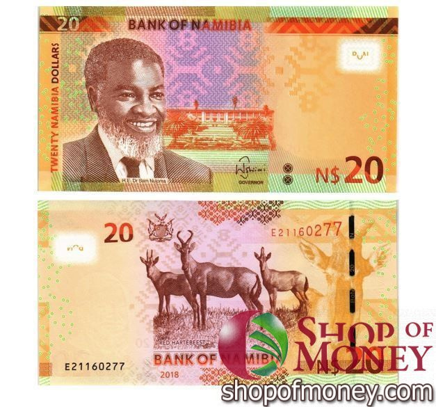 НАМИБИЯ 10 20 30 50 100 200 ДОЛЛАРОВ мини 7