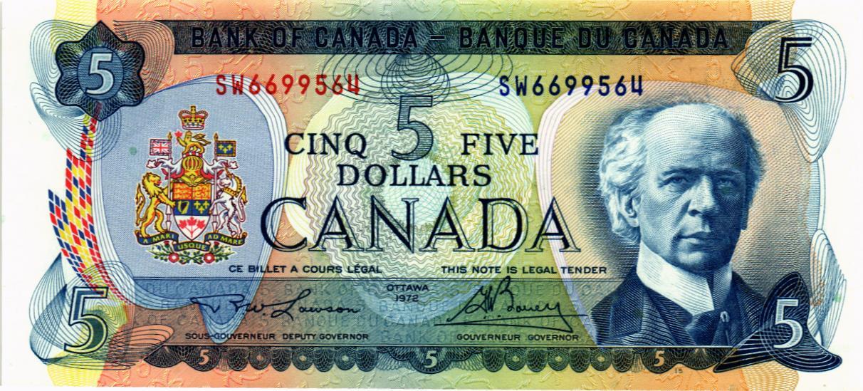 КАНАДА 5 ДОЛЛАРОВ мини 1
