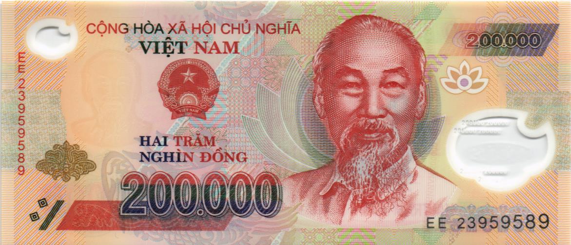 ВЬЕТНАМ 200000 ДОНГ