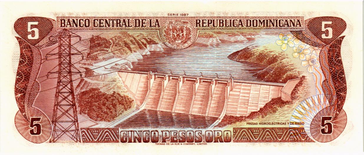 ДОМИНИКАНСКАЯ РЕСПУБЛИКА 5 ПЕСО мини 2