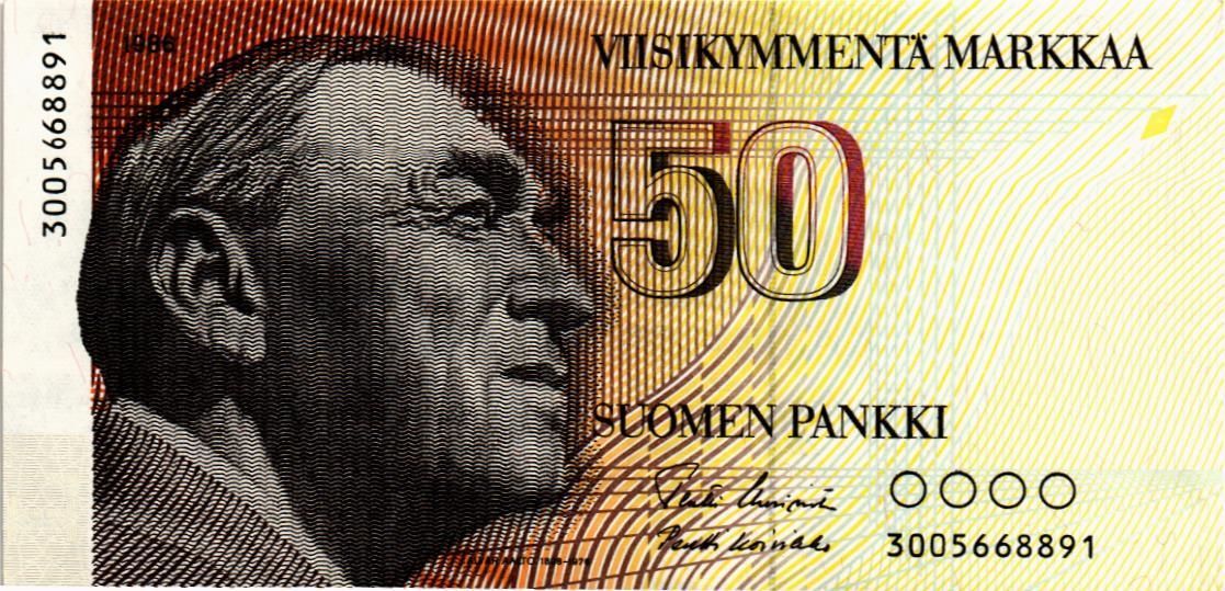 ФИНЛЯНДИЯ 50 МАРОК мини 1