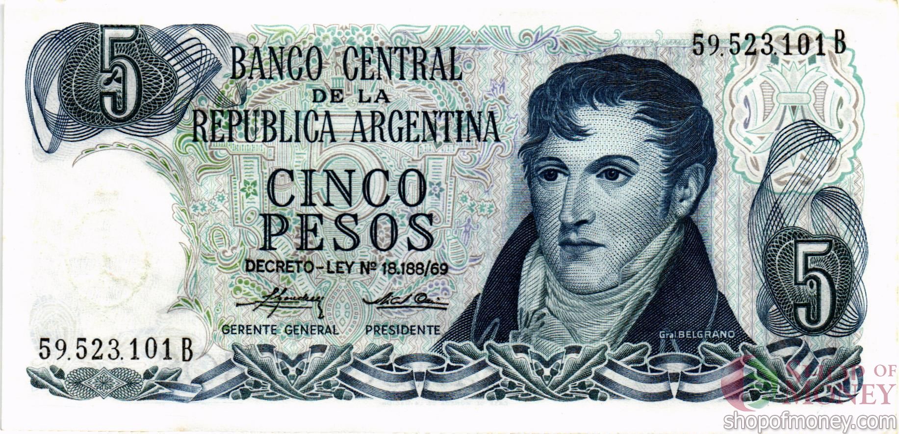АРГЕНТИНА 5 ПЕСО