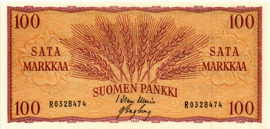 ФИНЛЯНДИЯ 100 МАРОК