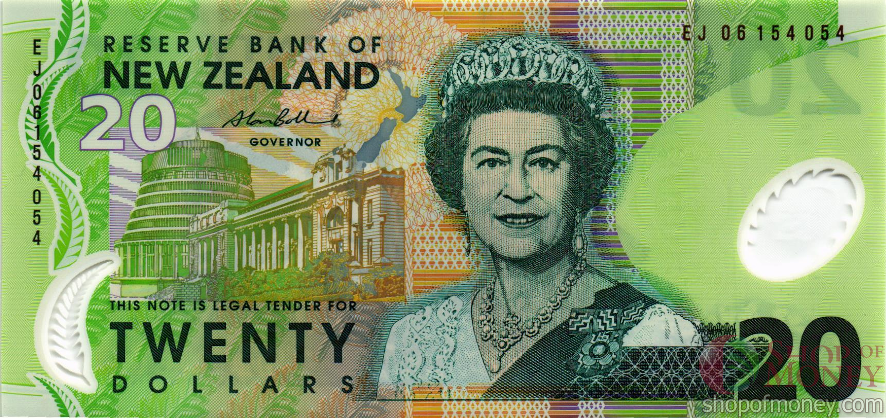 НОВАЯ ЗЕЛАНДИЯ 20 ДОЛЛАРОВ